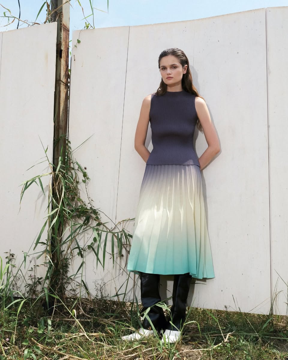 A versatile garment from the GINLEE AW25 collection, highlighting subtle details and texture.