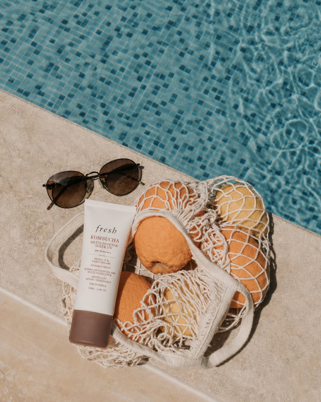 Fresh Kombucha Multi-Defense Sheer UV sunscreen SPF50 PA++++ at Fresh Beauty Raffles City 01-43