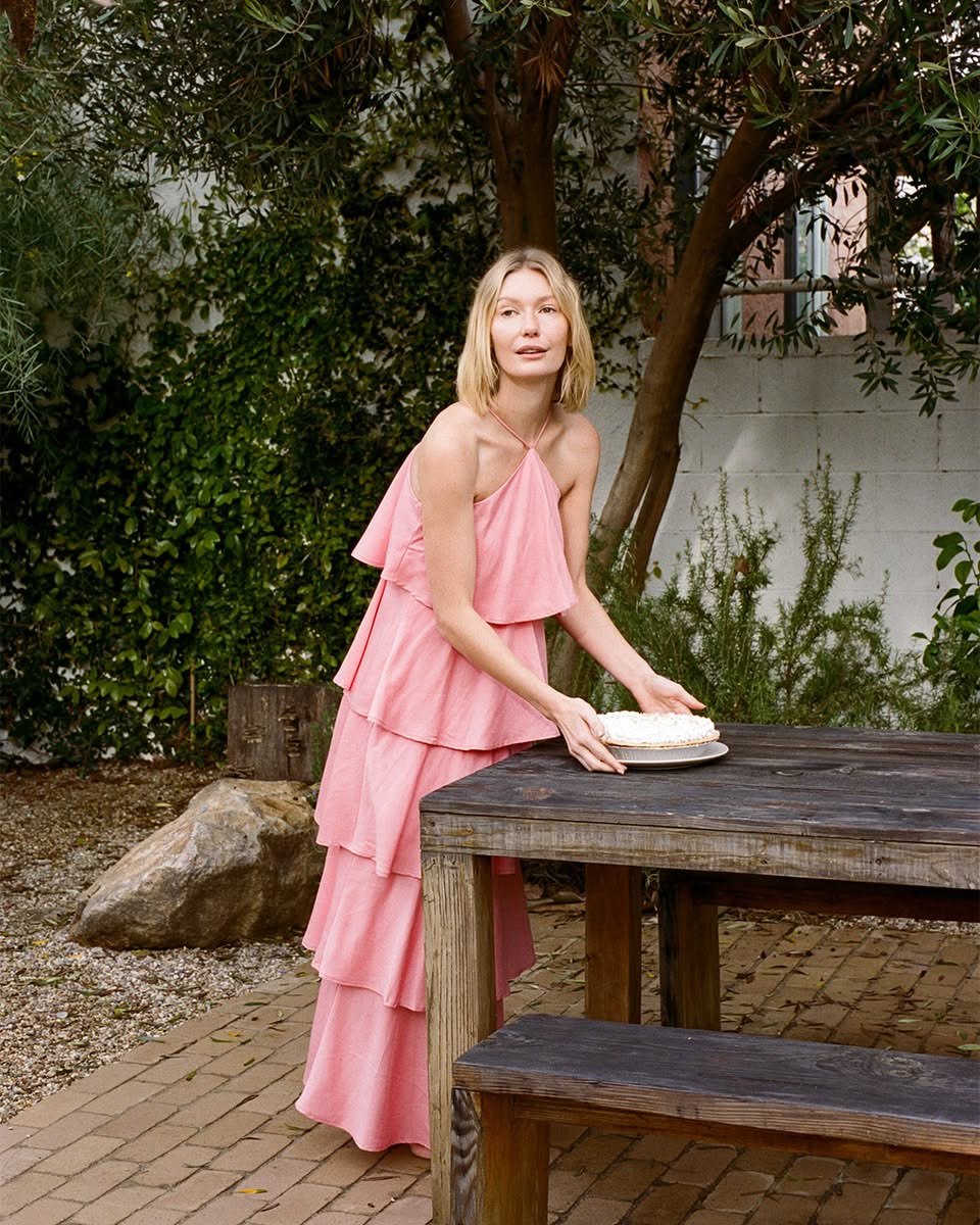 Detailed shot of spring fabrics and minimalist design elements