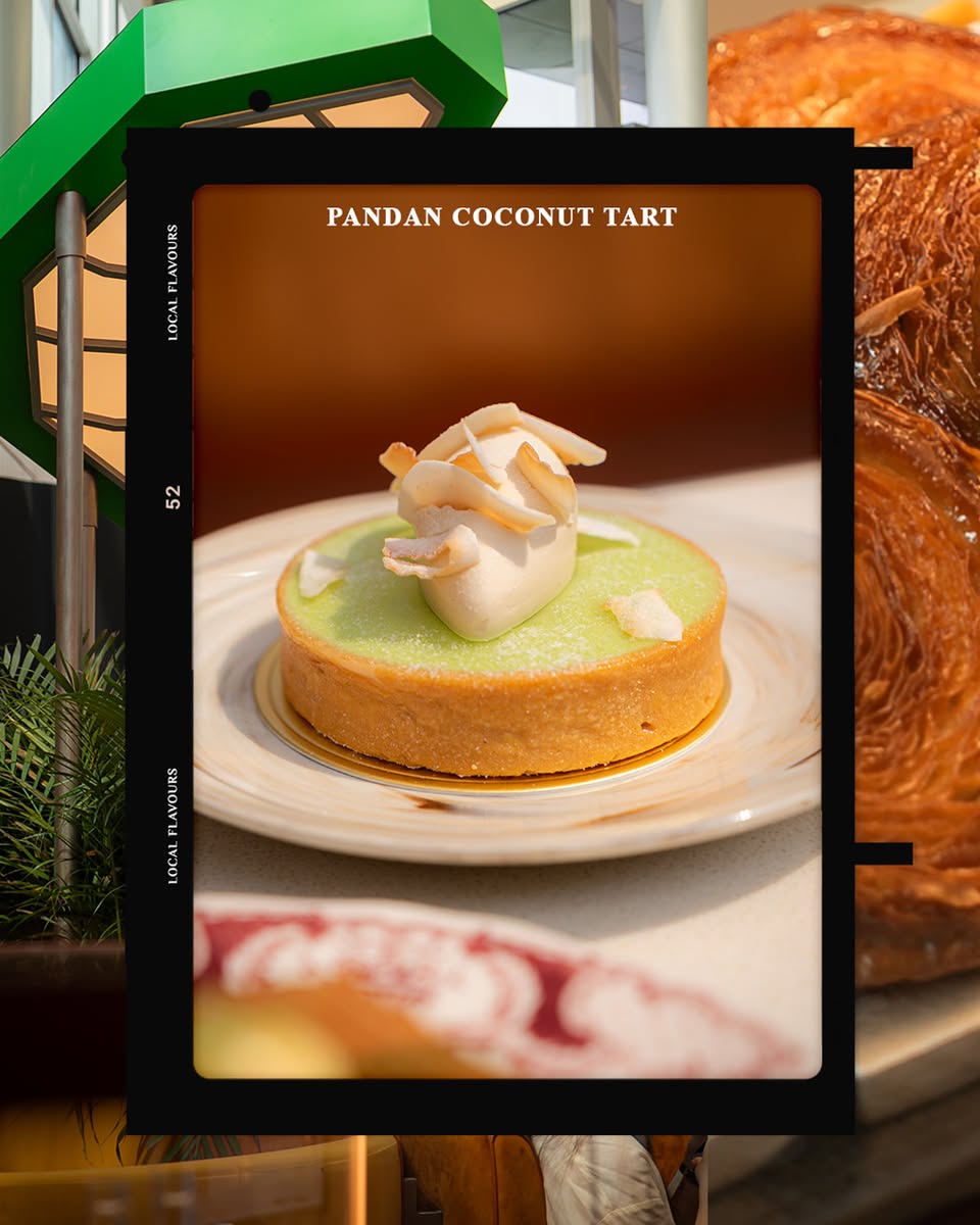 Pandan Coconut Tart