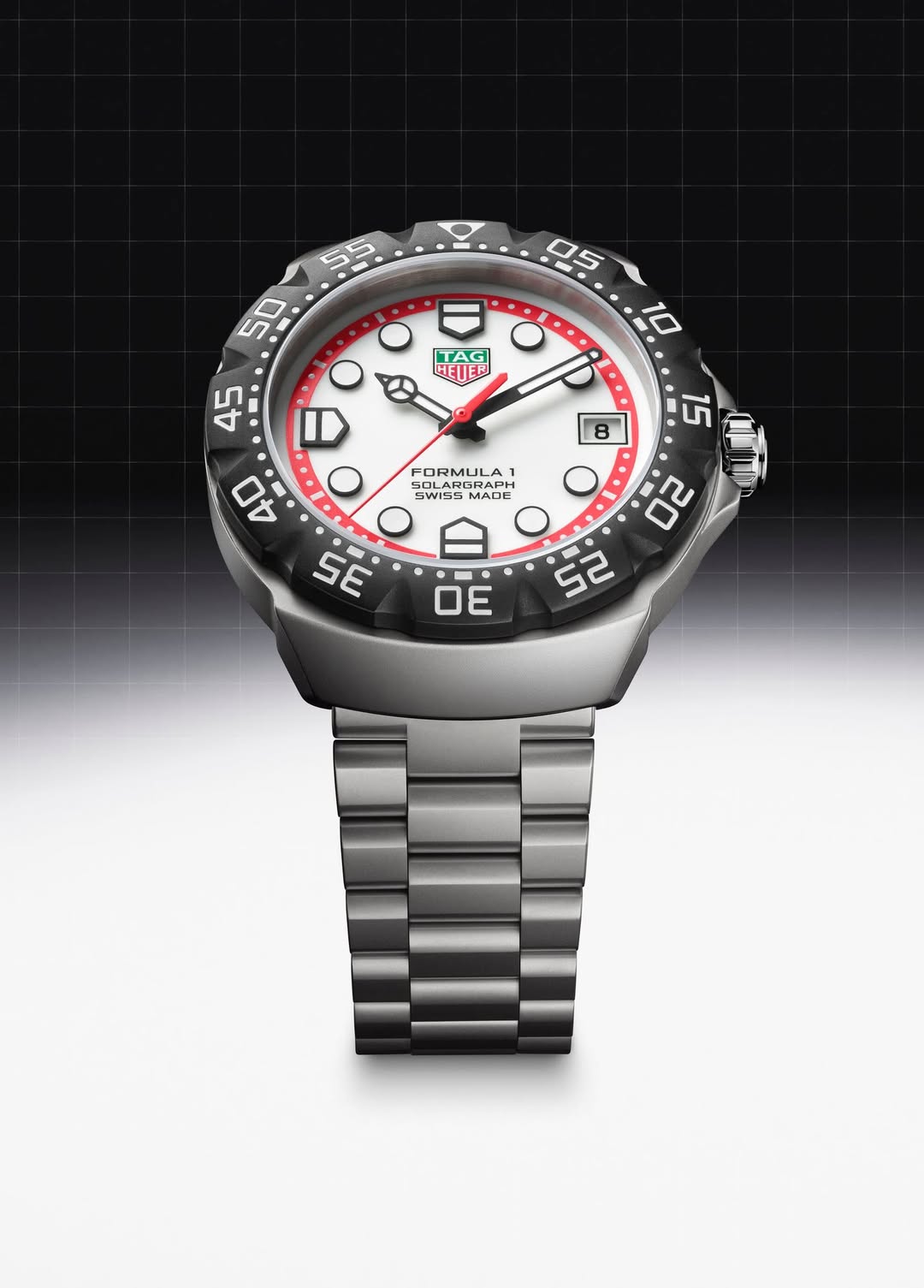 TAG Heuer Formula 1 Solargraph watch dial