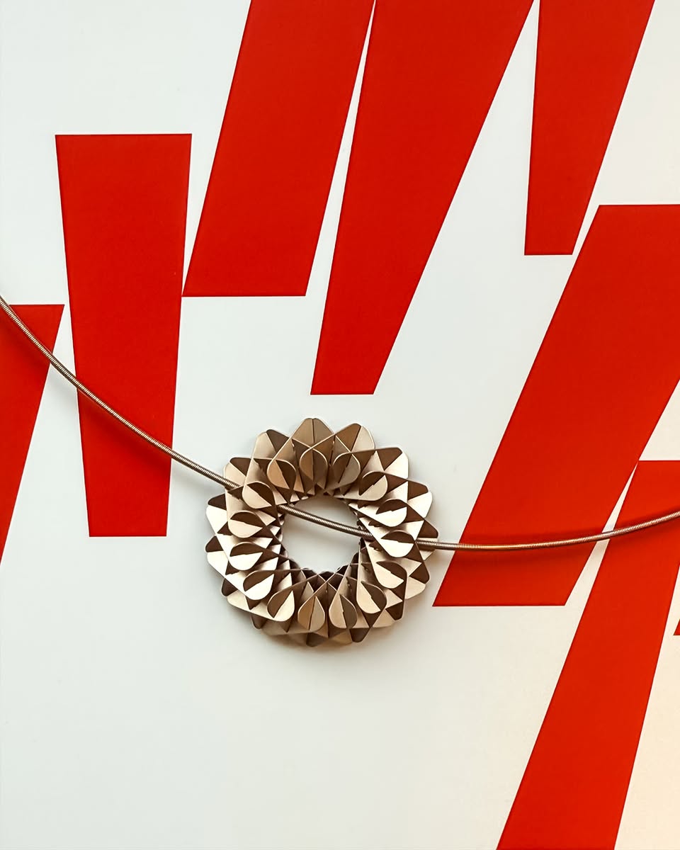 Close-up view of a Niessing Phoenix piece, highlighting its elegant craftsmanship