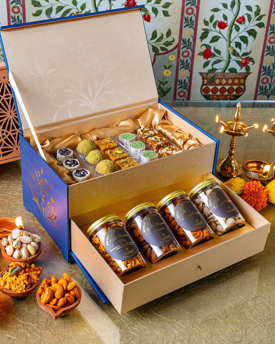 Hand-crafted mithai, perfect for Deepavali gifting and sharing.