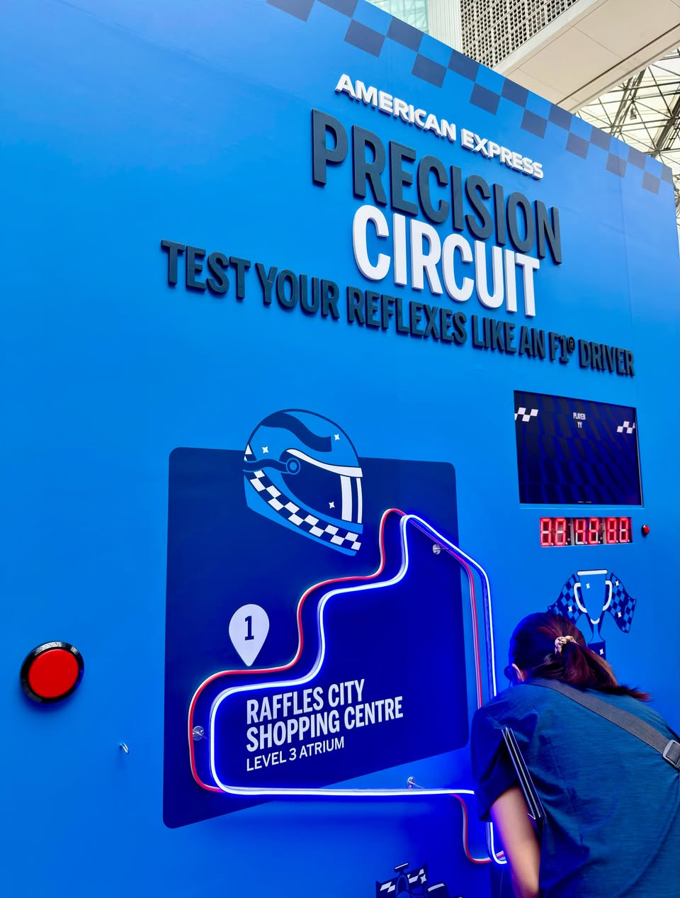 American Express Precision Circuit at Raffles City Level 3 Atrium