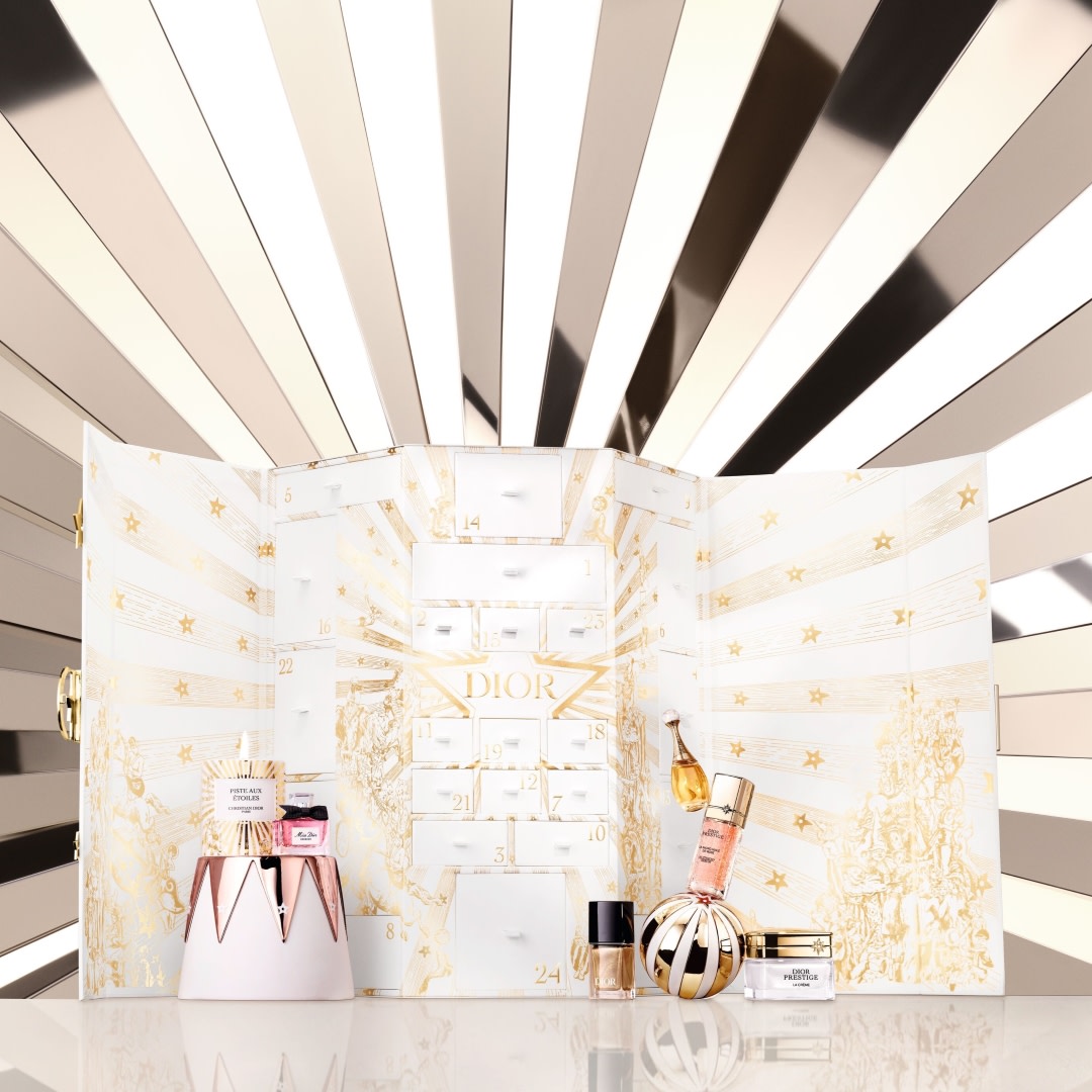 Dior holiday gift set featuring the lucky star motif