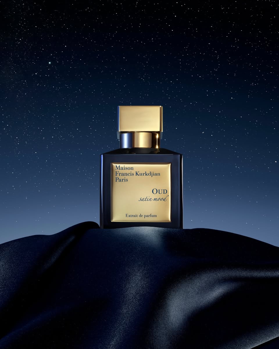 Maison Francis Kurkdjian OUD satin mood fragrance bottle