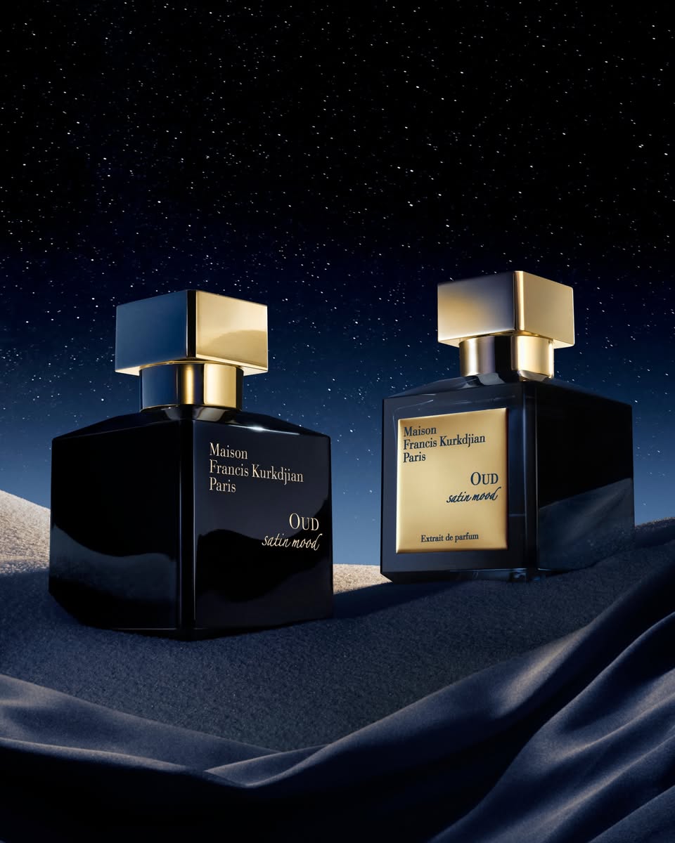 The elegant packaging of OUD satin mood