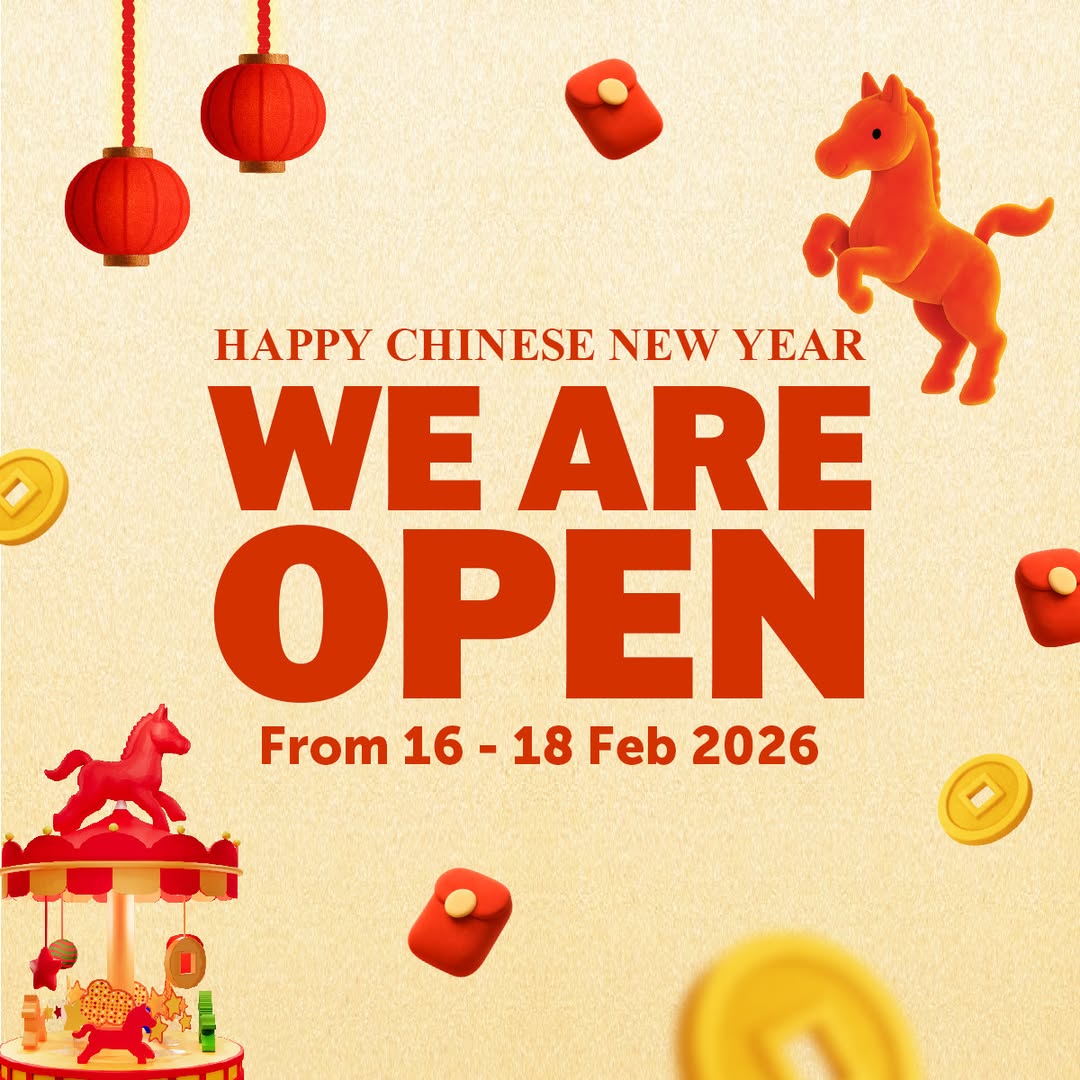Festive Chinese New Year decorations and celebrations at CapitaLand Malls