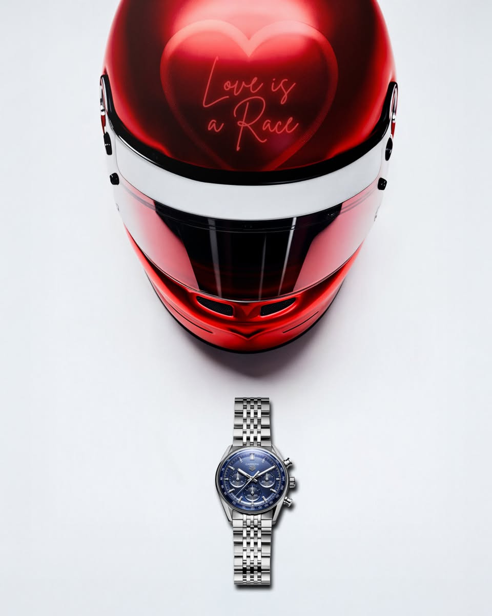 A sleek TAG Heuer timepiece symbolizing precision and passion.