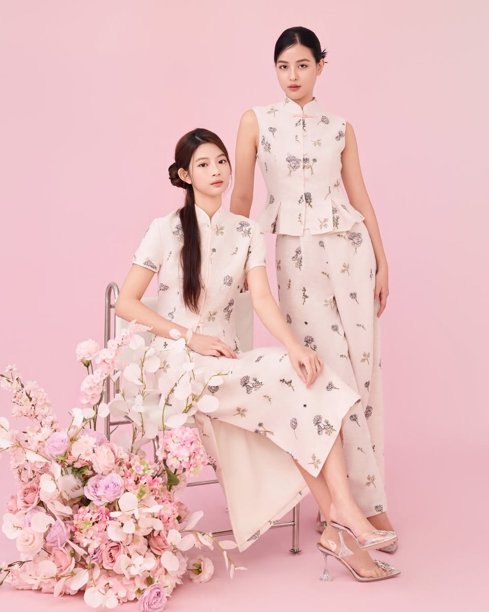 Elegant oriental-inspired dress from the NK BY NIKI collection