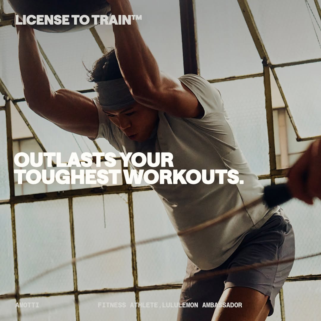 A pair of lululemon License to Train shorts designed for high-intensity training.