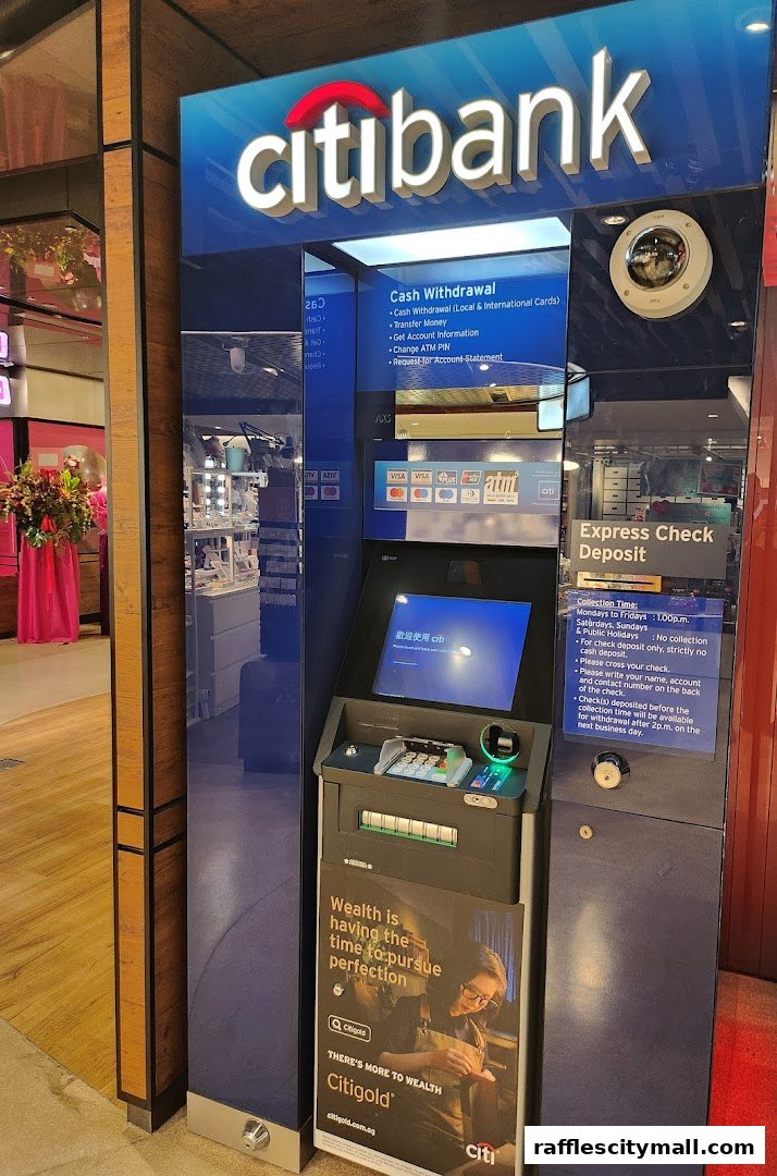 Citibank Singapore ATM - Raffles City Shopping Center