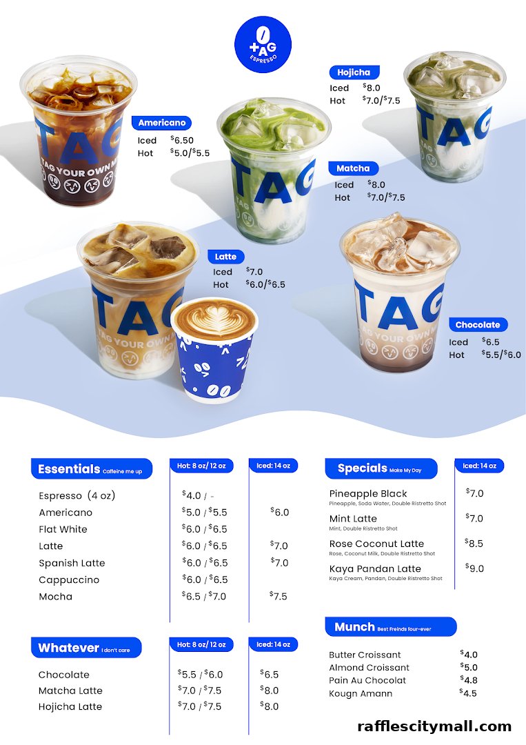 TAG Espresso at Raffles City