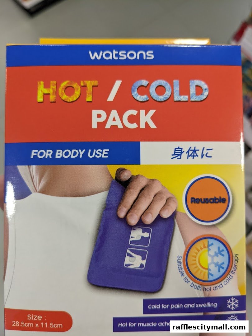 A Watsons Hot/Cold Pack for body use, suitable for pain and stiffness relief.